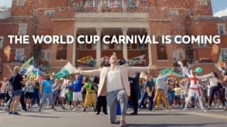 VIDEO: Andrew Flintoff 'On top of the world' in ICC World Cup 2019 promo